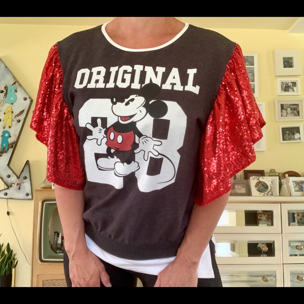 RePurposed Disney T-Shirt Mickey Mouse Tee
